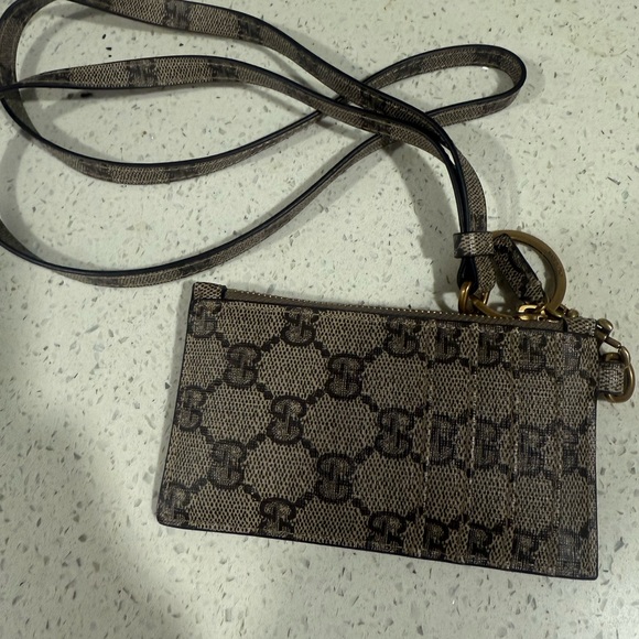 GUCCI X BALENCIAGA GG Card Case With Strap. hacker project card case with strap. - Picture 3 of 4
